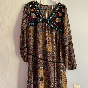 Boho midi dress